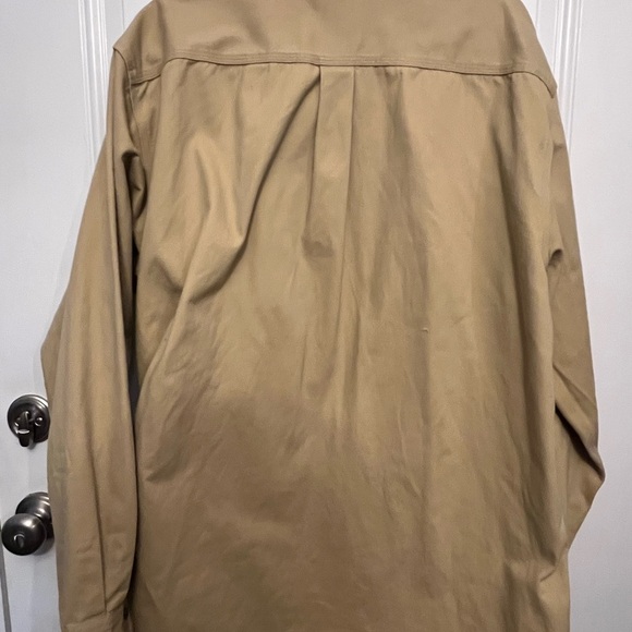 Carhartt Men's Tan Heavyweight Twill Button-Up Shirt XL Tall - Picture 6 of 6